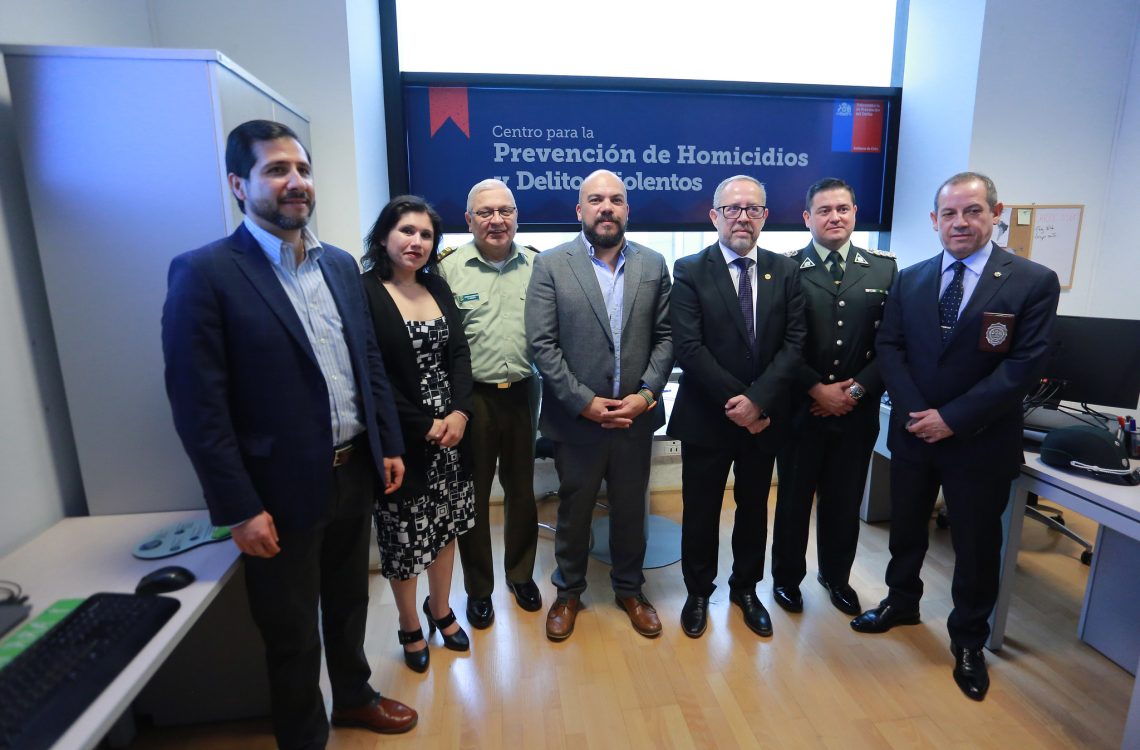 Subsecretario Vergara y autoridades visitan Centro para la Prevención de Homicidios y Delitos Violentos.